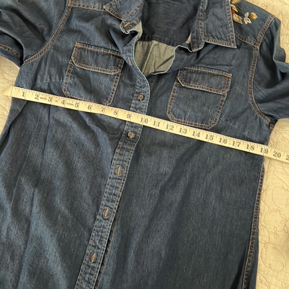 Pendleton embroidered chambray denim shirt - Picture 5 of 6